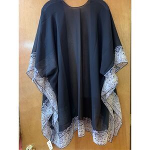 Black Shear Kimono #summer #kimono